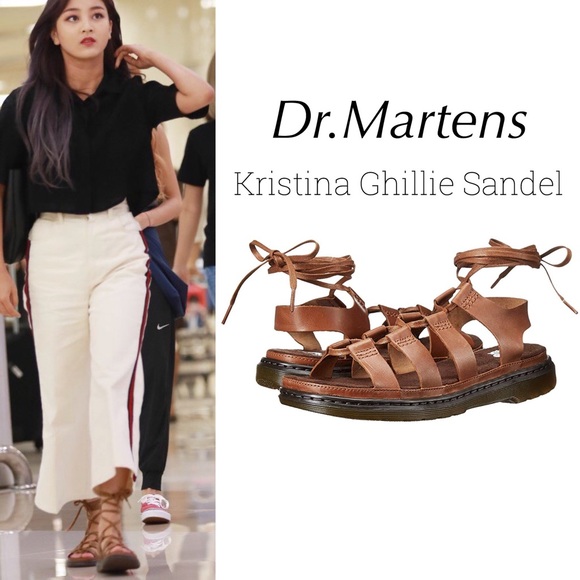 Dr. Martens Shoes - Dr Martens Kristina Ghillie Lace Up Flat Sandals